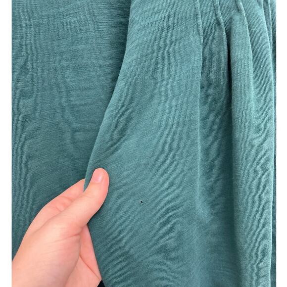 Nation LTD Sabine Balloon Sleeve Boho Romantic Soft Long Sleeve Tee Teal Large* - Picture 6 of 10